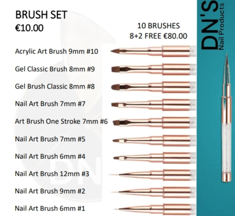 Brushes Offer 8+2 FREE