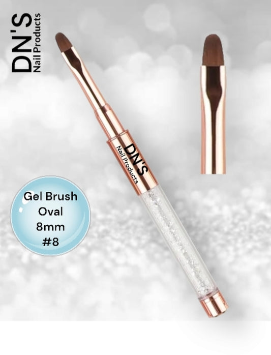 Gel Brush Oval #8